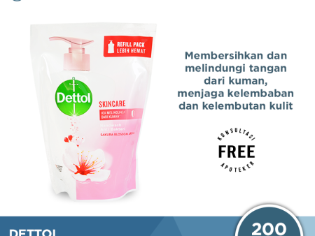 Dettol Handwash Skincare - 200 Gram Refill Pack Online