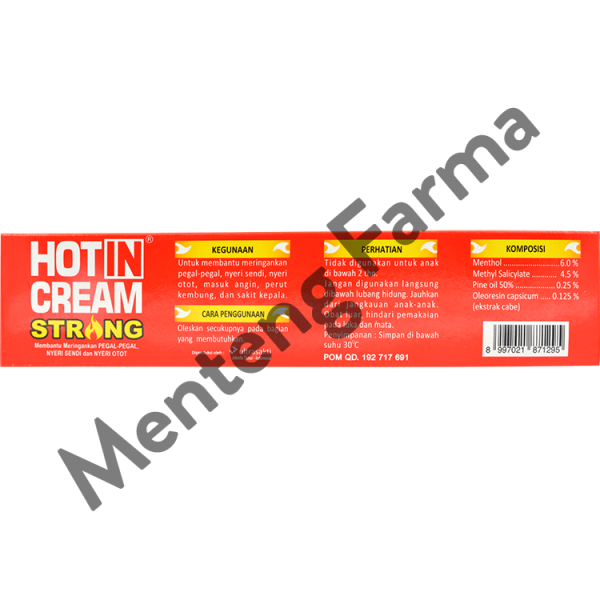 Hot In Cream Strong 120 Gr - Pereda Nyeri Otot dan Sendi Extra Panas For Discount