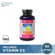 Wellness Vitamin D3 400 IU Isi 60 Kapsul Lunak - Suplemen Vitamin D Online