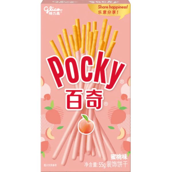 POCKY STIKS CON CREMA PESCA 55G Fashion