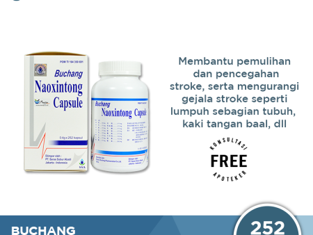 Buchang Naoxintong Botol Isi 252 Capsule - Obat Stroke dan Hipertensi For Discount