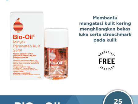 Bio Oil (Penghilang Bekas Luka & Streachmark) 25 mL For Discount