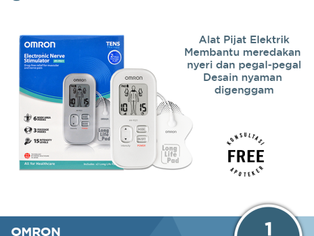 Omron Pulse Massager HV F021 - Alat Pijat Eletrik Omron Supply