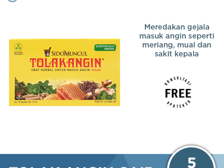 Tolak Angin Cair - Dus isi 5 Sachet For Cheap