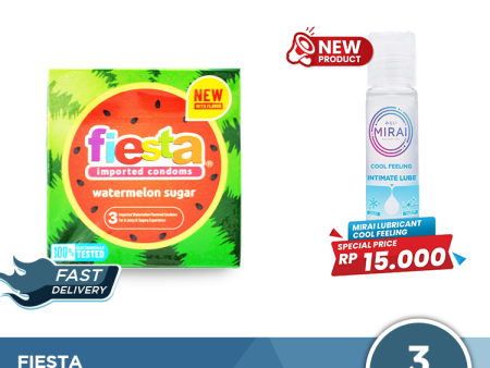 Kondom Fiesta Watermelon - Aroma dan Rasa Semangka Manis Online Hot Sale