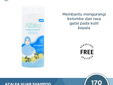 Azalea Hijab Shampoo With Zaitun Oil And Citrus Extract 170 ML - Perawatan Rambut Berketombe Online Hot Sale