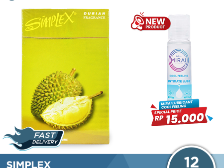 Kondom Simplex Durian Fragrance - Isi 12 Fashion