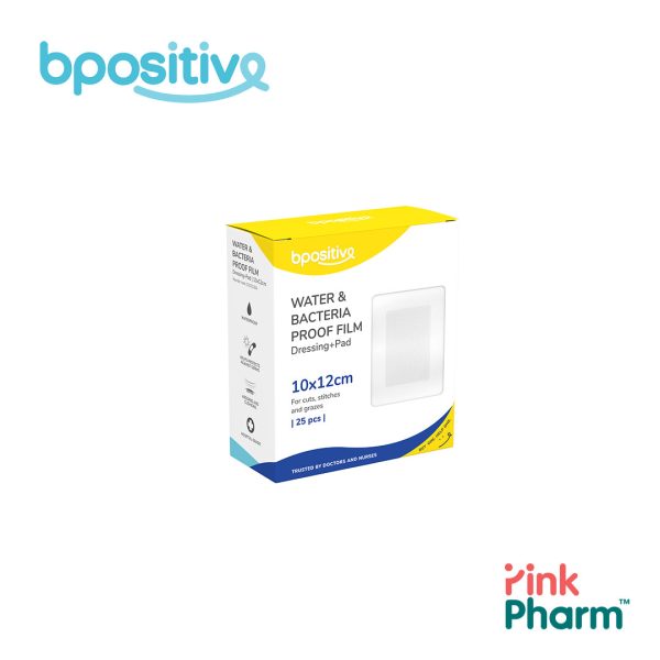 Bpositive Water & Bacteria-Proof Film Dressing + Pad (10 x 12 cm) Sale