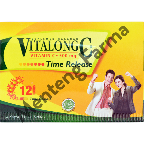 Vitalong C 4 Kapsul - Suplemen Vitamin C Daya Tahan Tubuh For Sale