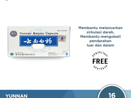 Yunnan Baiyao - Obat Luka Dalam, Memar, Wasir, Pendarahan, Operasi Online Sale