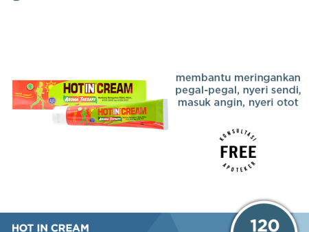 Hot In Cream Aromatherapy 120 Gr - Pereda Nyeri Otot dan Sendi Supply