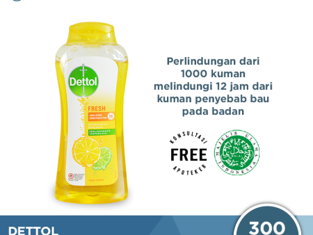 Sabun Mandi Cair Dettol ProFresh - 300 Gram Online now