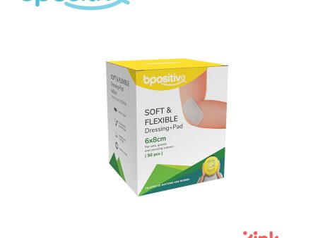 BPositive Soft & Flexible Dressing + Pad (6 x 8cm) For Sale