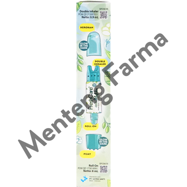 Freshcare Smash Matcha Double Inhaler + Roll On - Minyak Angin Aromatherapy Hot on Sale