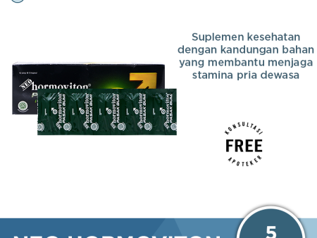 Neo Hormoviton 5 Kapsul - Suplemen Stamina Pria Sale