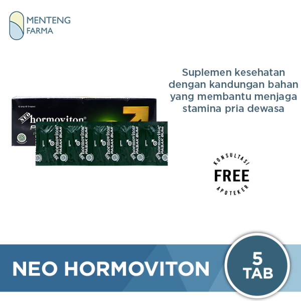 Neo Hormoviton 5 Kapsul - Suplemen Stamina Pria Sale