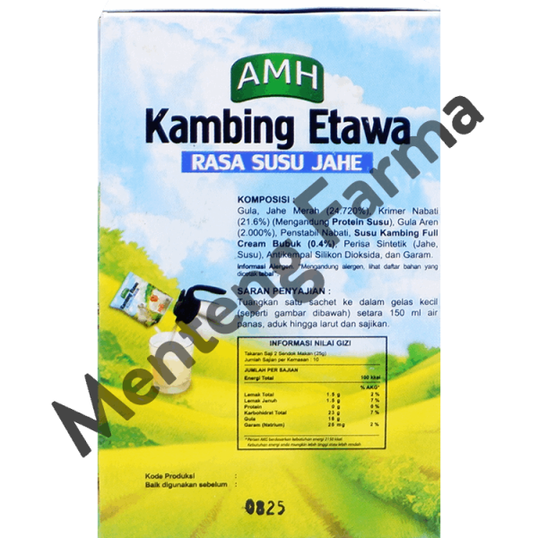 AMH Etawa Jahe Isi 10 Sachet - Susu Kambing Etawa Jahe Fashion