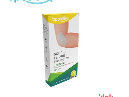 BPositive Soft & Flexible Dressing + Pad (10 x 20cm) on Sale