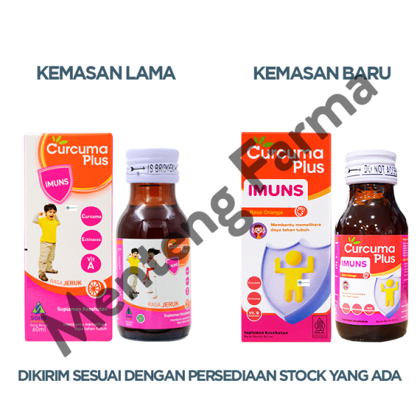 Curcuma Plus Imuns Rasa Jeruk 60 mL - Asupan Penambah Daya Tahan Tubuh Anak Supply