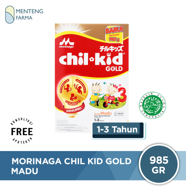 Morinaga Chil Kid Gold Madu 985 Gr - Susu Pertumbuhan Anak 1-3 Tahun on Sale