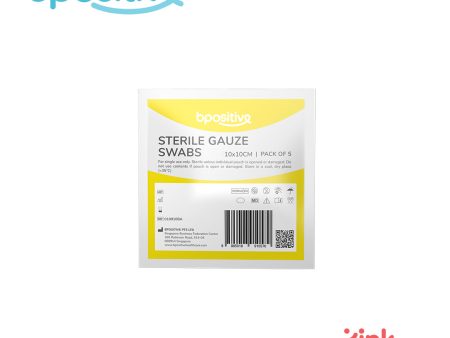 BPositive Sterile Gauze Swabs 10 x 10 cm (1 pack of 5s) For Discount