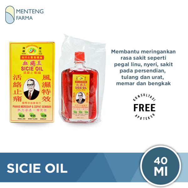 Sicie Oil - Obat Gosok Pegal Linu, Memar, dan Nyeri Sendi For Discount