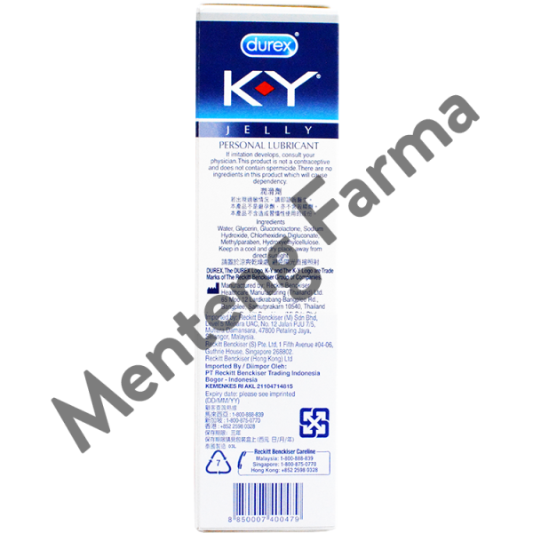 Durex KY Jelly Lubricant 100 Gr - Pelumas Durex K-Y Lubrikan For Cheap