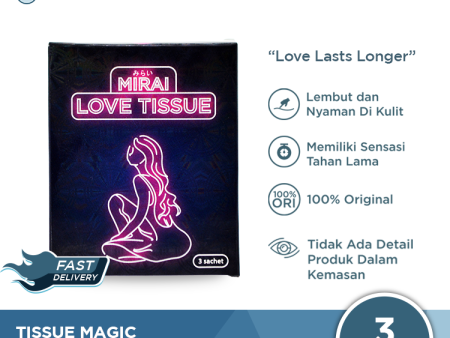 Mirai Love Tissue 3 Sachet on Sale