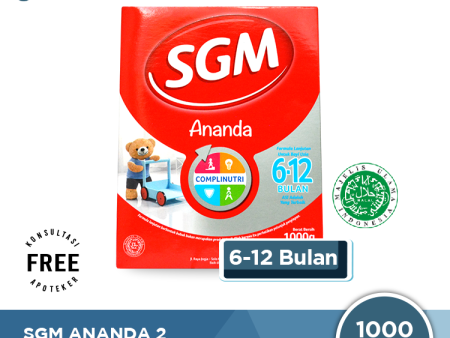 SGM Ananda 2 (6 - 12 Bulan) Formula Bayi Bubuk 1000 Gram For Cheap