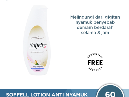 Soffell Lotion Wangi Bengkoang 60 Gr - Lotion Anti Nyamuk Online now