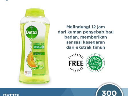 Sabun Mandi Cair Dettol ProFresh - Lasting Fresh (300 Gram) Online now