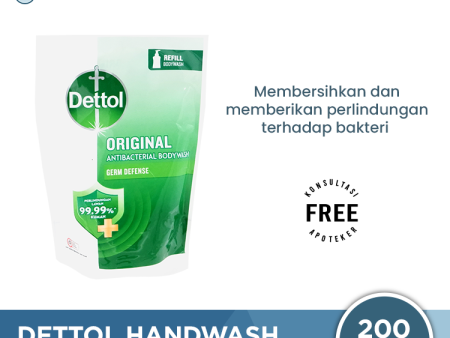 Sabun Mandi Cair Dettol Original - 200 Gram For Sale