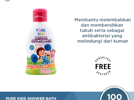 Pure Kids Natural Shower Bath Pineapple Breeze 100 mL - Sabun Mandi Anak Fashion