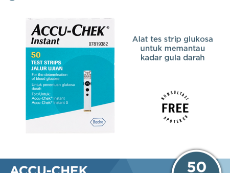 Accu-Chek Instant 50 Test Strip - Tes Strip Gula Darah Sale