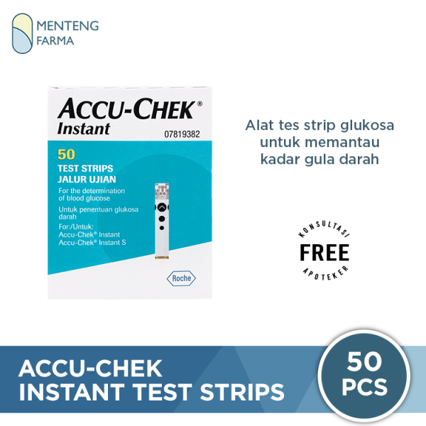 Accu-Chek Instant 50 Test Strip - Tes Strip Gula Darah Sale