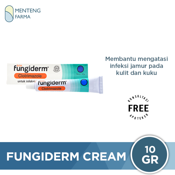 Fungiderm Cream 10 g - Krim untuk Infeksi Jamur Supply