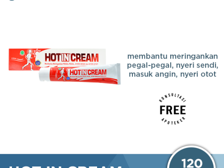 Hot In Cream 120 Gr - Pereda Nyeri Otot dan Sendi Fashion