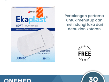 Onemed Ekaplast Soft Jumbo 30 Pcs - Plester Luka Jumbo For Cheap