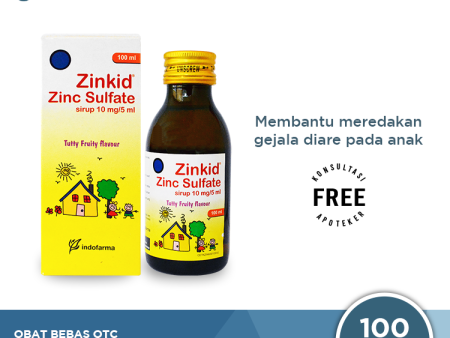 Zinkid Sirup 10 mg 5 mL 100 mL - Pelengkap Pengobatan Diare Anak Fashion