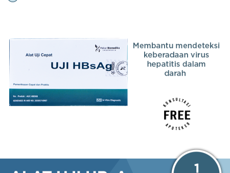 Alat Test Uji HBsAg 1 Pcs - Alat Uji Hepatitis Akurat Sale