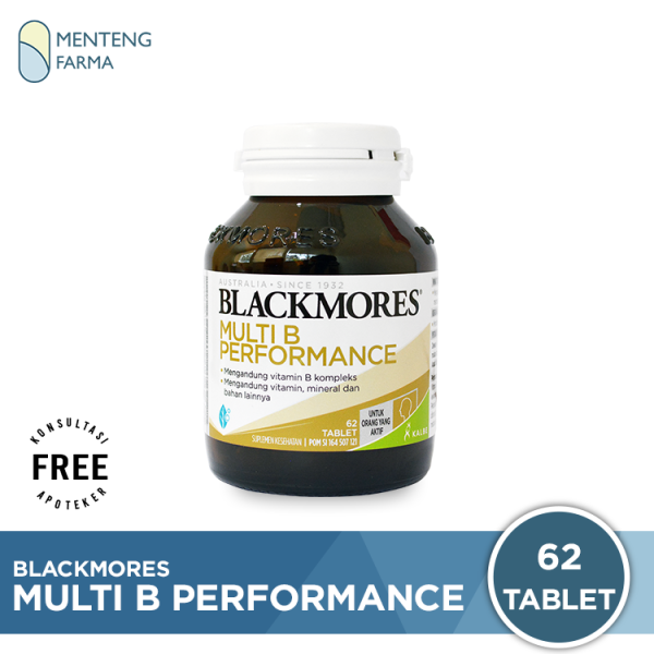 Blackmores Executive B Isi 62 Tablet - Bantu Jaga Stamina dan Kesehatan Tubuh For Discount