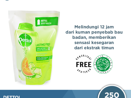 Sabun Mandi Cair Dettol ProFresh - Lasting Fresh (250 Gram) Sale